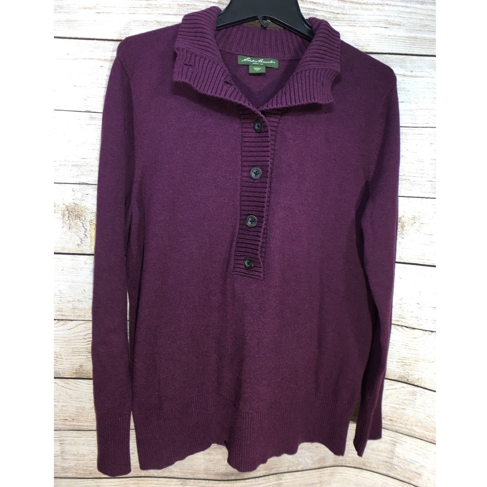 XL Eddie Bauer burgundy sweater